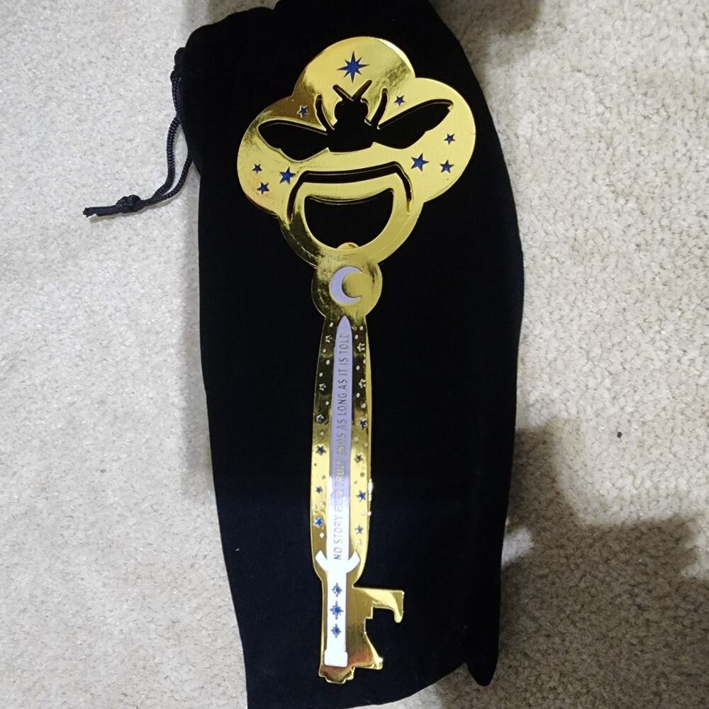 Owlcrate Exclusive Large Metal Enamel Bottle Opener Key